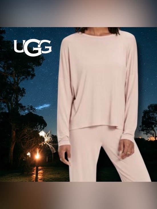 UGG Tops - New UGG Pink Tee - Long Sleeve - Silky Ugg T-Shirt Top - Size Small - Color PCNY